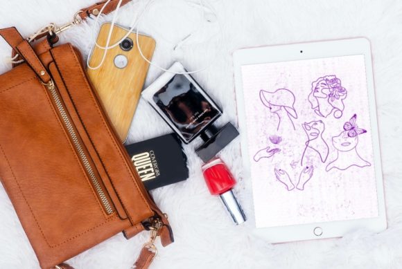 15 Boho Line Art Stamps for Procreate V40