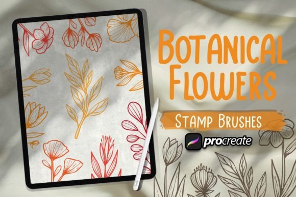 Botanical Floral Brush Procreate Guide