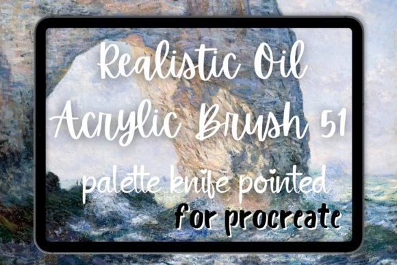 Evaluating the Procreate Oil Brush 51 Palette Knife Poi for Digital Impressionism
