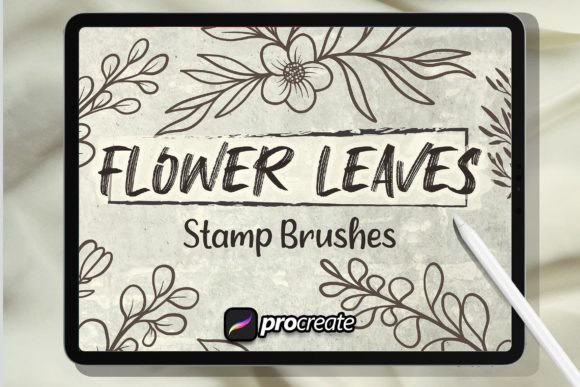 Flower Leaves Brush Stamp: Elevating Digital Design with Natural Elegance
