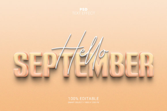 Hello September PSD Editable Text Effect: A Practical Evaluation for Designers