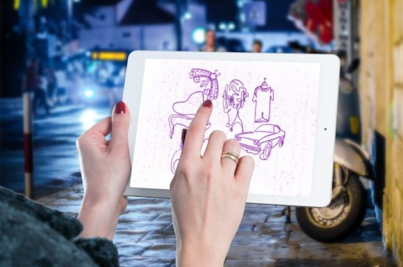 Integrating the 30 Boho Line Art Procreate BUNDLE V 17 into Your Digital Design Workflow