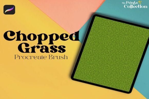 Mastering Natural Textures with the Procreate Chopped Grass Single Brush