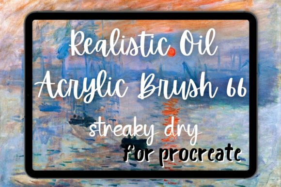 Mastering Texture: A Deep Dive into the Procreate Oil Brush 66 Streaky Dry for Digital Impressionism