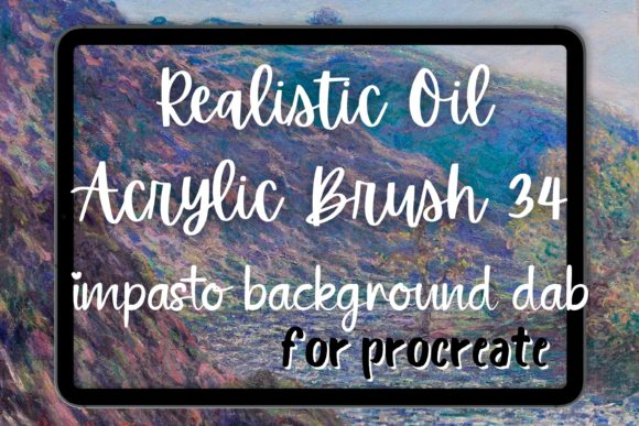 Mastering Texture: A Deep Dive into the Procreate Oil Brush 34 Dab Impasto Background