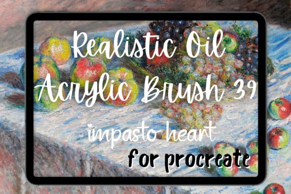 Mastering Texture and Emotion with the Procreate Oil Brush 39 Impasto Heart