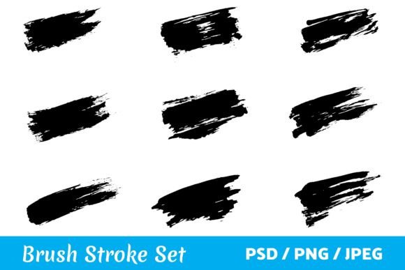 Raw Grunge Brush Strokes for Bold Design