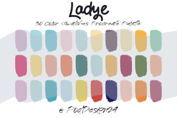 Streamlining Digital Artistry: The Strategic Value of the Procreate Color Palette Ladye