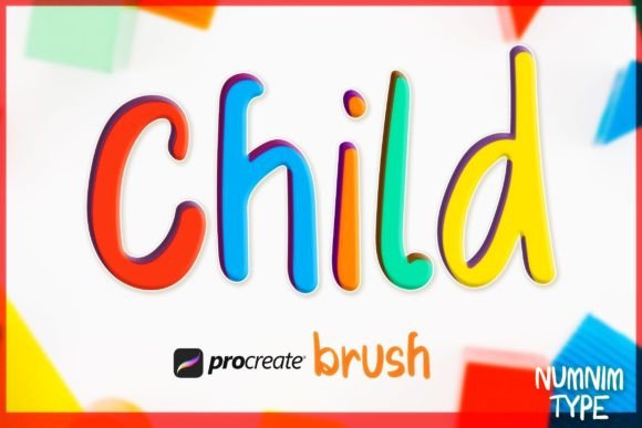 Unlocking Creative Potential with the Procreate Brush Child Kids Alphabet a-Z for Digital Illustrators and Educators